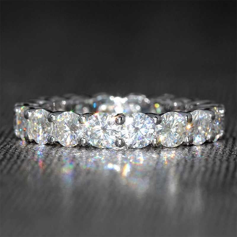 eternyti 925 Sterling Silver Engagement Wedding Band Rings Sets For Women Bridal Princess Cut Diamond Promise Party Jewelry Gift XJ250707