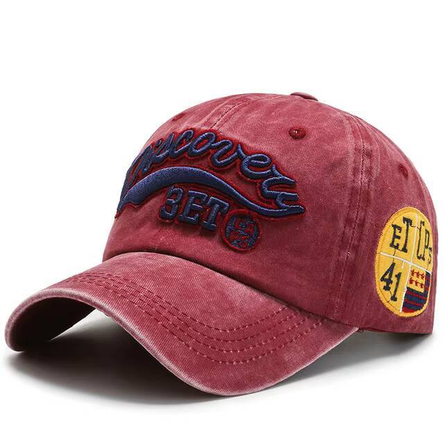 2022 Summer Women Men Baseball Cap Fashion Letter Embroidery Snapback Vintage Washed Cotton Unisex Hip Hop Sun Hat Casquette ddmythur