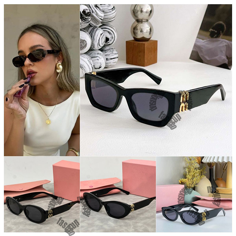 Designer Sunglasses Glasses Oval Frame M Sunglass Anti-radiation 2024 New Sunglasses Style UV400 Fashion Eyeglasses Polarized Lenses Mens Womens Retro