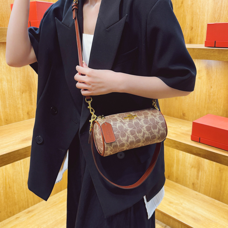 Designer High-End Feel for Women 2025 New Printed Crossbody French Style Shoulder Light Luxury Women's Bag