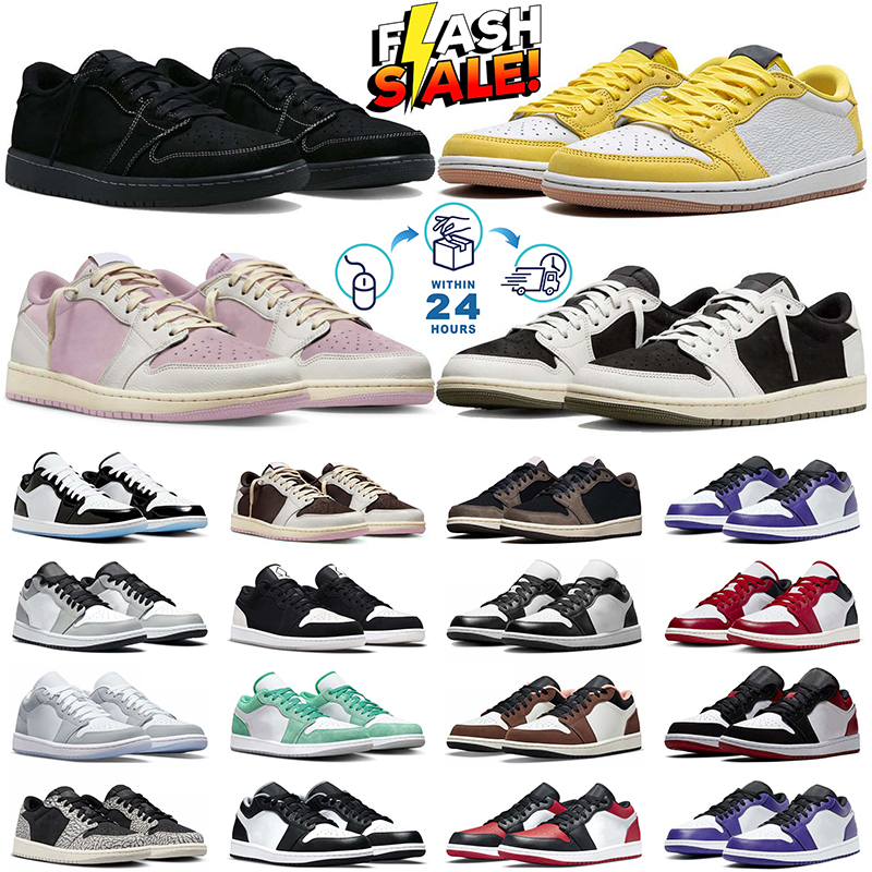 Designer for Men Women 1 Basketball Shoes Sneakers Black Phantom Gym Red Bred Toe Court Purple Game Royal Outdoor Sports Trainers Sneaker