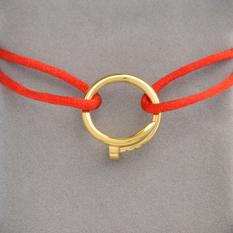 Handwoven Couple's Nail Bracelet, Simple and Elegant Adjustable Open Bracelet