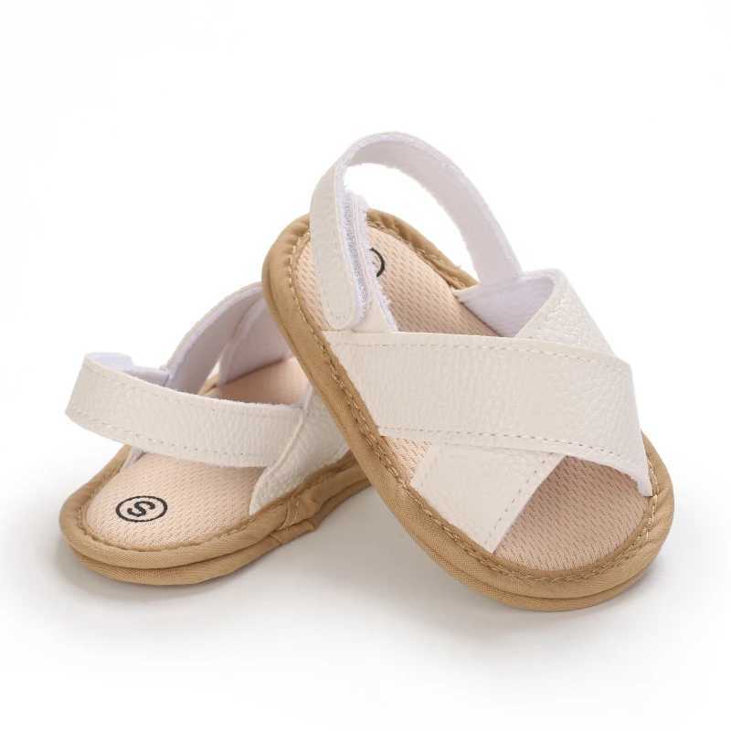 2024 Casual Cute Solid Color Open Toe Sandals for Baby Boys and Girls Breathable Lightweight Walking Shoes for Spring and Summer R250707