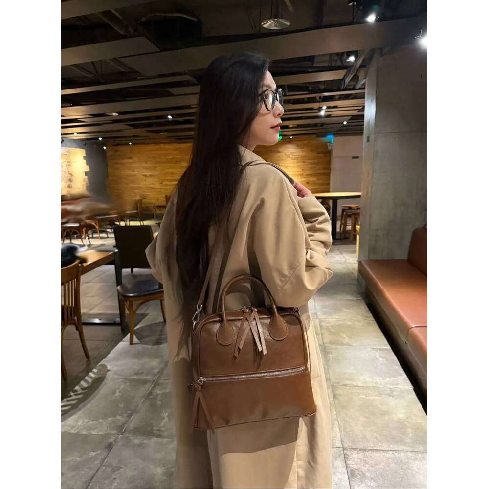 retro fashion genuine leather womens backpack large capacity luxruy designer high quality ladies shoulder crossbody bag