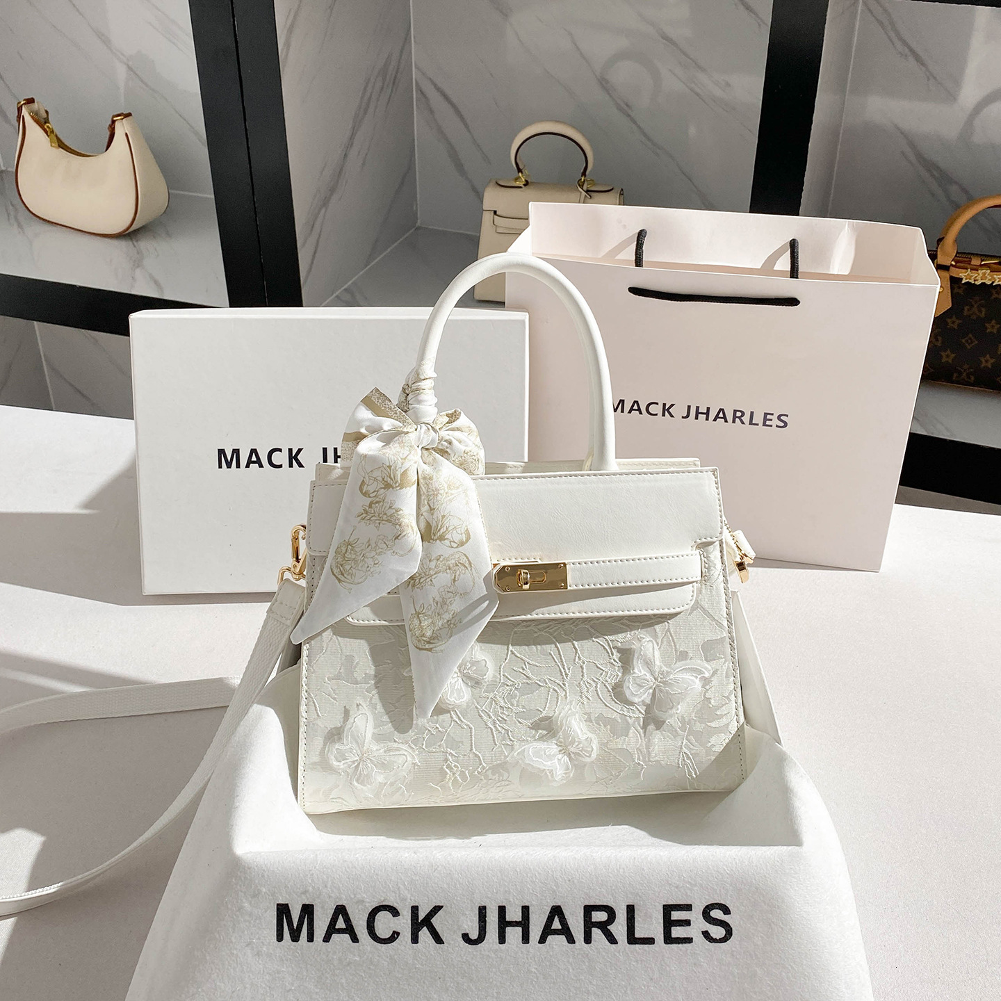 Designer Bag Nylon Drawstring Bag Crossbody Bag Formal Magnetic Snap Clasp Embroidery Solid Color White Large Designer Women S Bags