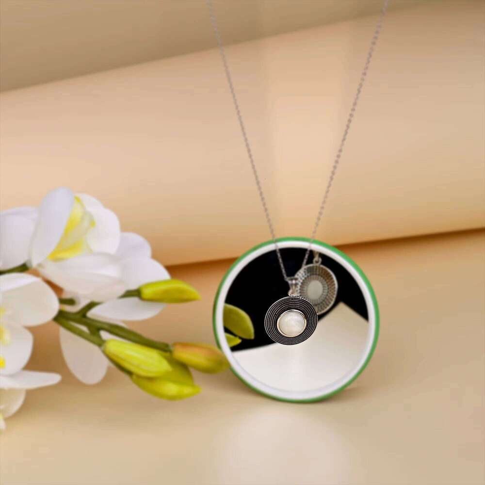 Sterling Sier Necklace Moonstone Natural Stone Jewelry Women's Gift