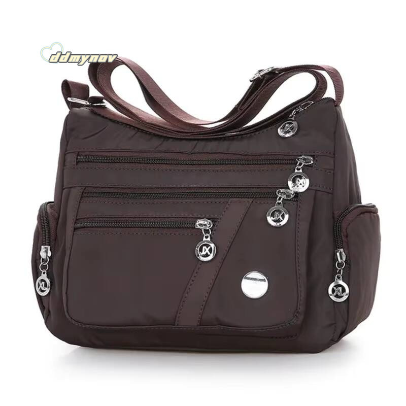 Womens casual large capacity crossbody multifunctional waterproof shoulder bag, shopping handbag ddmynov