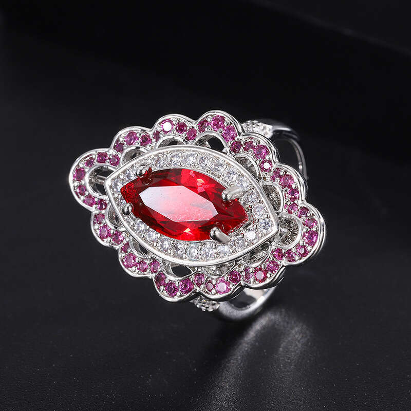 2022 New Trendy Red Pendant Necklace For Women Jewelry 655