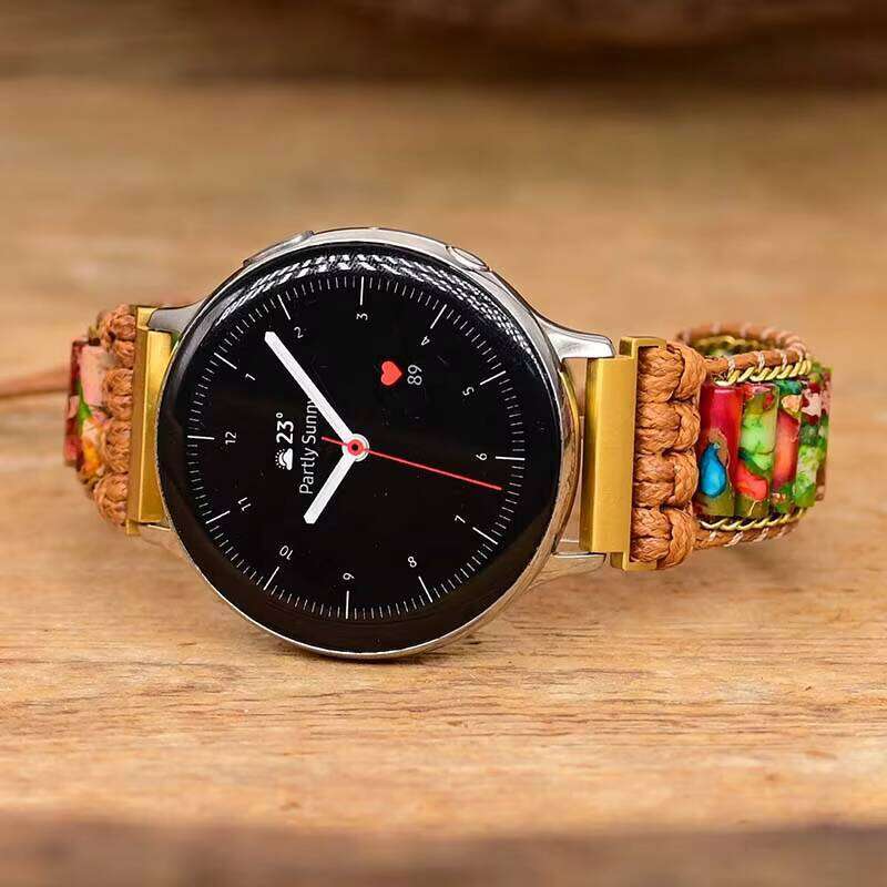Quick Release Natural Stone Strap Samsung Galaxy Watch 3 Accessories Wristband 20mm 22mm