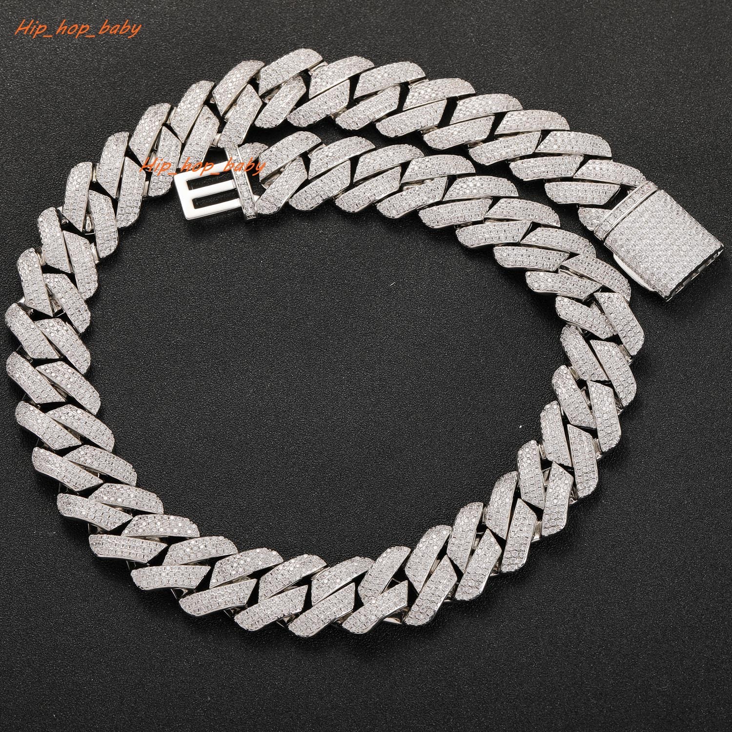 Trending Products 2025 New Arrivals Fashion Gold Iced Out Jewelry Moissanite Hip Hop Cuban Link Chains Necklace Jewelry for Men