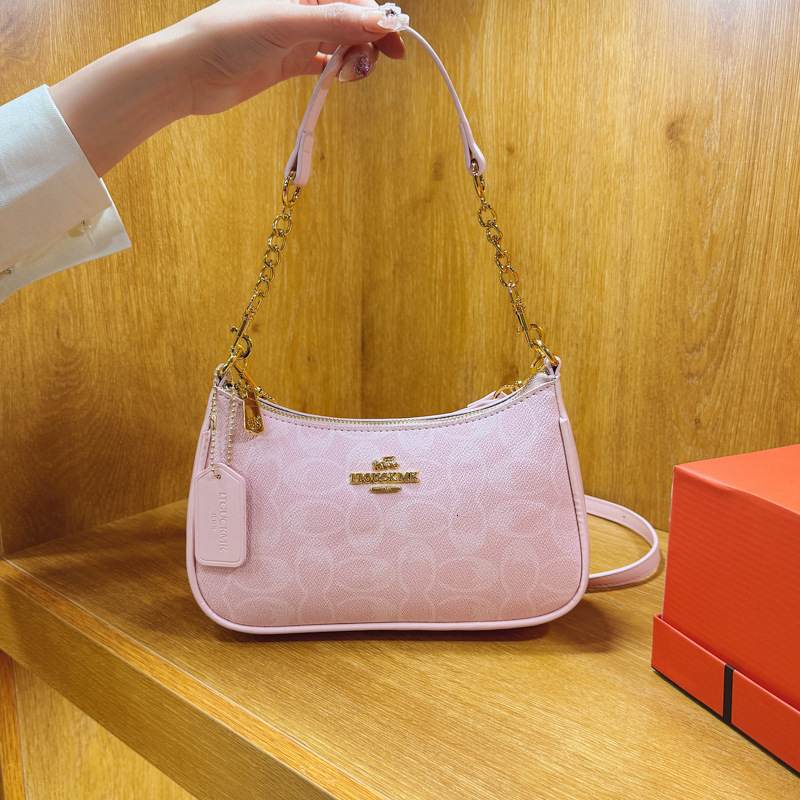 Designer High-End Feel Printed Chain 2025 New Style Versatile Fashion Elegant Shoulder Crossbody Light Luxury Women's Bag