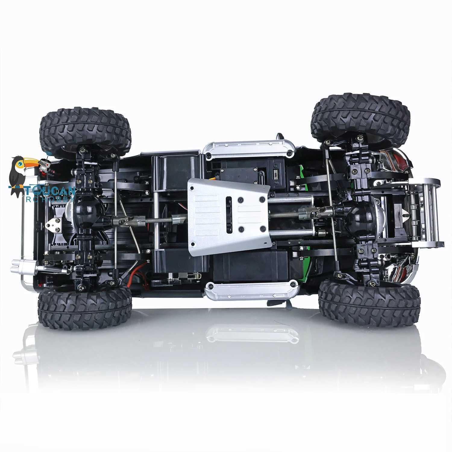 US Stock 1/10 HG P410 RC Pickup Truck 4*4 Rally Racing Crawler Car Model 2.4G Radio Motor ESC Outdoor Toy Model Gifts TH16939 Z250707