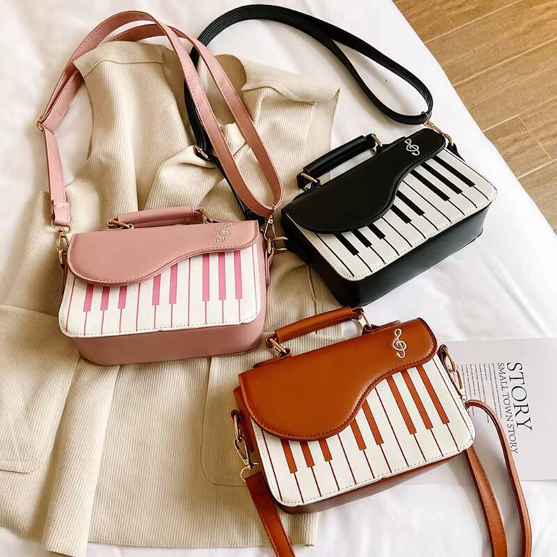 Womens shoulder bag Korean Piano Design Women Shoulder Bags PU Leather Messenger Handbag Fashion Corssbody Bag ddmynov