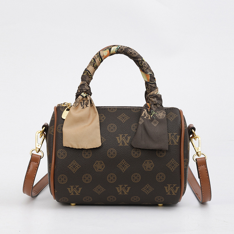 Designer Printed for Women 2025 New Fashion Elegant Scarf High-end Crossbody Handbag Shoulder Light Luxury Women's Bag