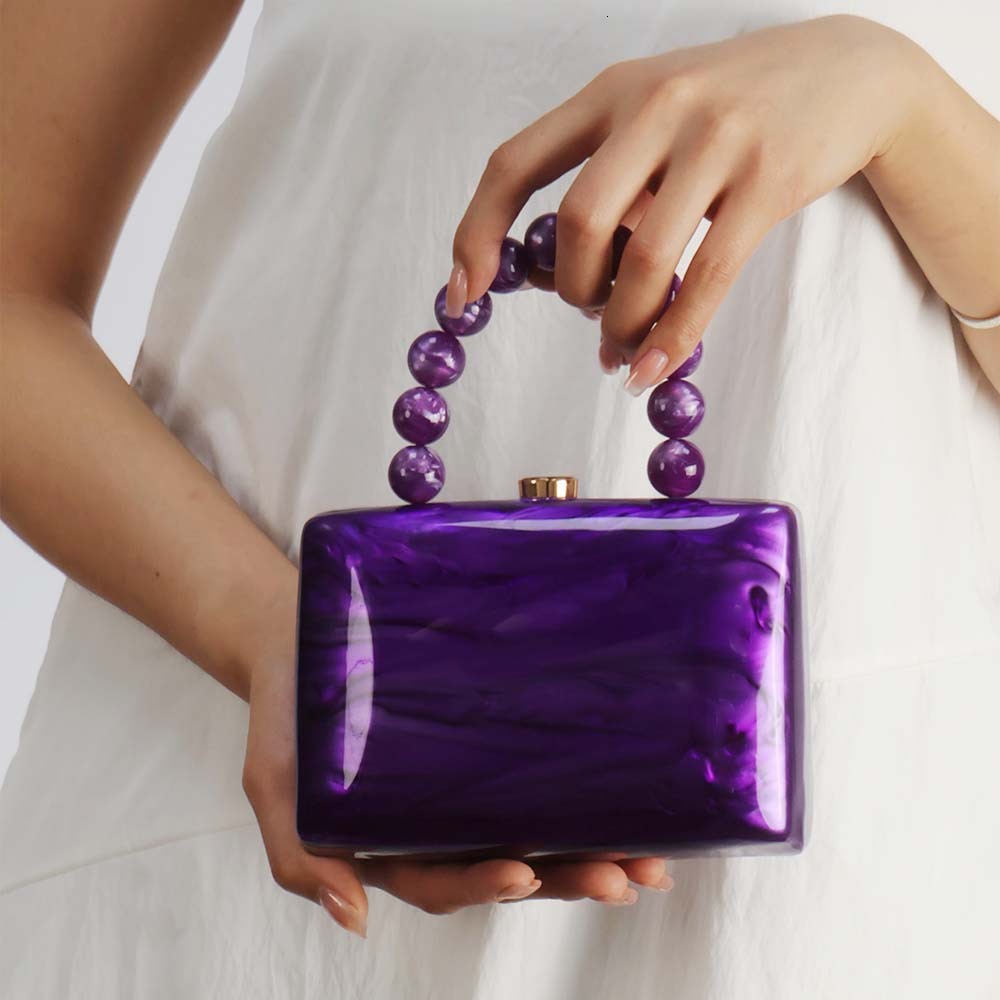 European and American cross border new trend acrylic trend handbag fashionable and personalized shoulder bag designer bag crossbody bag