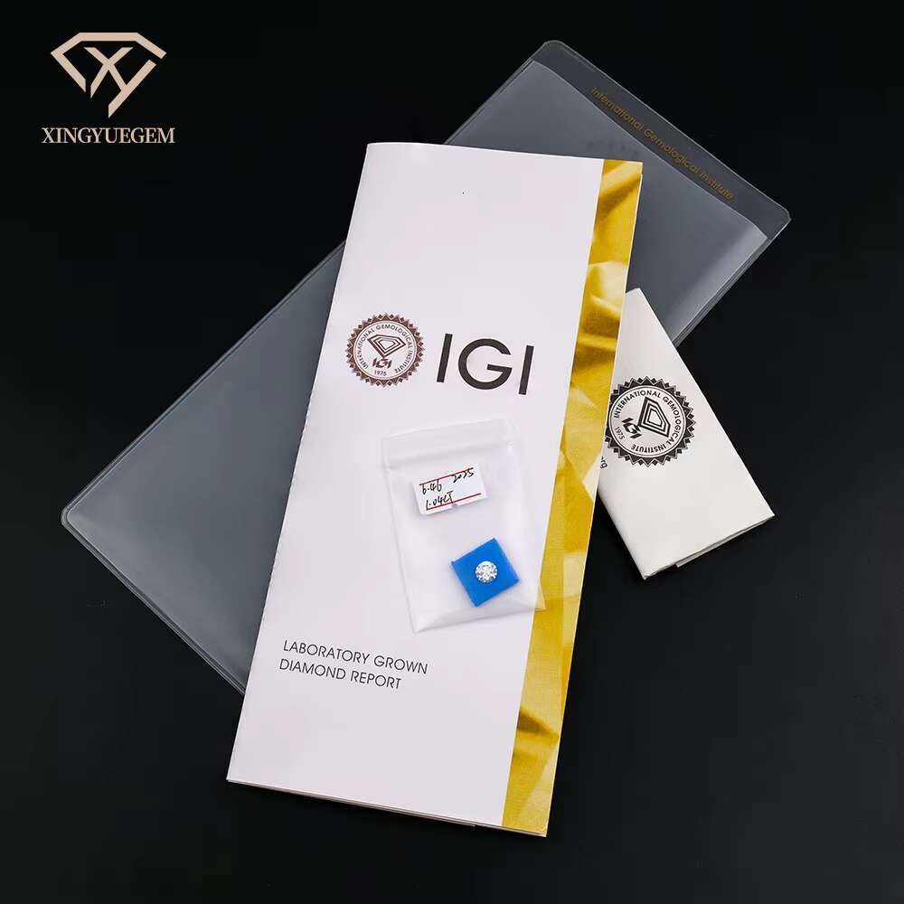 Lab Grown Diamond HPHT D Color 1carat Vs Round Brilliant Cut Diamond with IGI Certificate