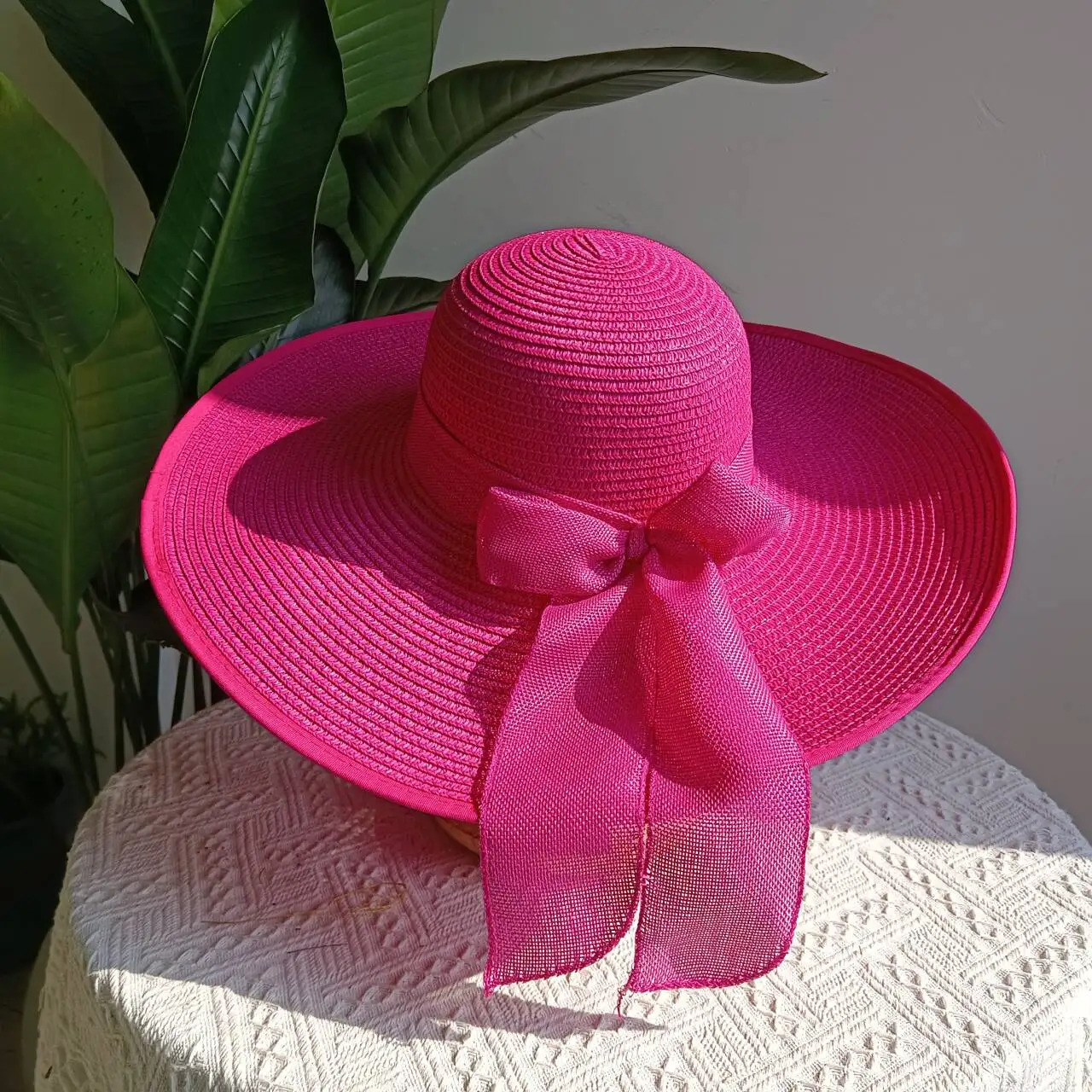 Summer Straw Hat Large Brim Outdoor Sun Protection Travel Vacation Foldable Beach for Women 250707