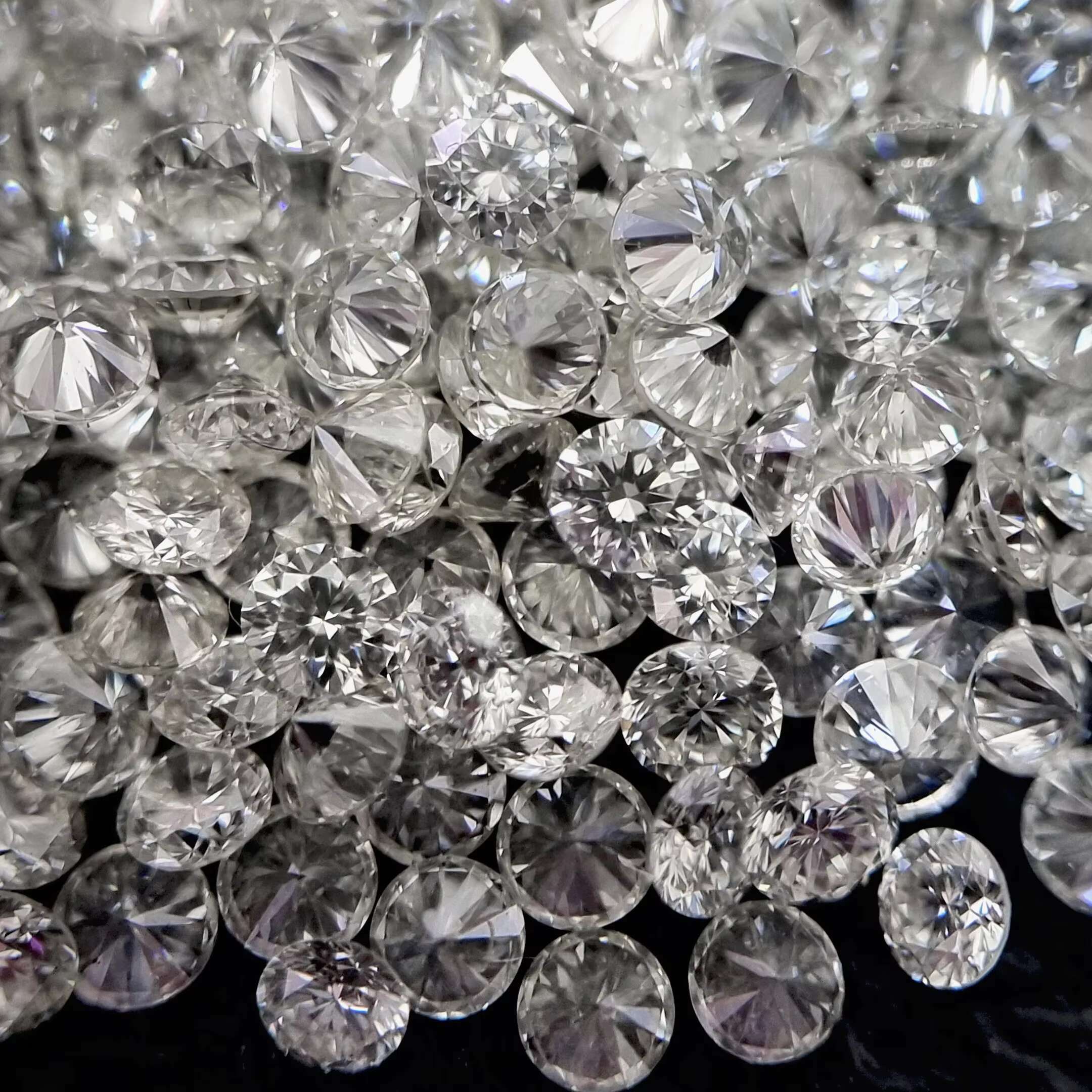 Wholesale Factory Price Vvs Igi Gia Certificate Cvd Hpht Round Brilliant Cut Lab Grown Loose Real Diamonds Stones 1 2 3 Carat