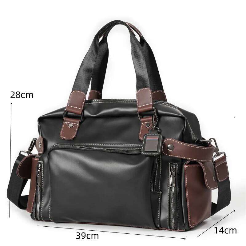 High Quality Handbag Business Briefcase Vinatge Fashion Top-Handle For Men Large Capacity Travel Laptop Bags Satchels