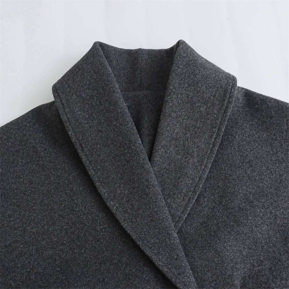 Women's Fashion New Blended Loose Coat