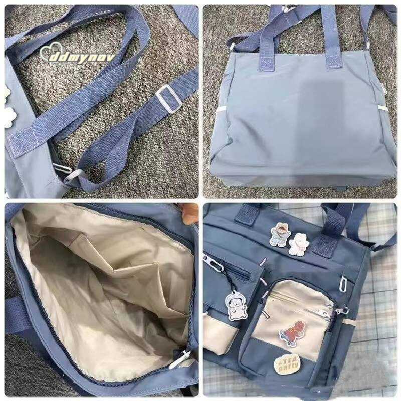 Waterproof Canvas Women Handbags Shoulder Nylon Ladies Messenger Bag Oxford Crossbody Tote Book Bags for Girls Satchels ddmynov