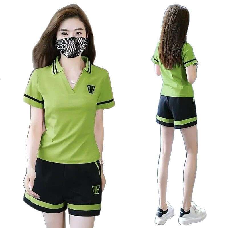 Summer New Fashion Commuting Casual Stylish Two-Piece Set For Women B5