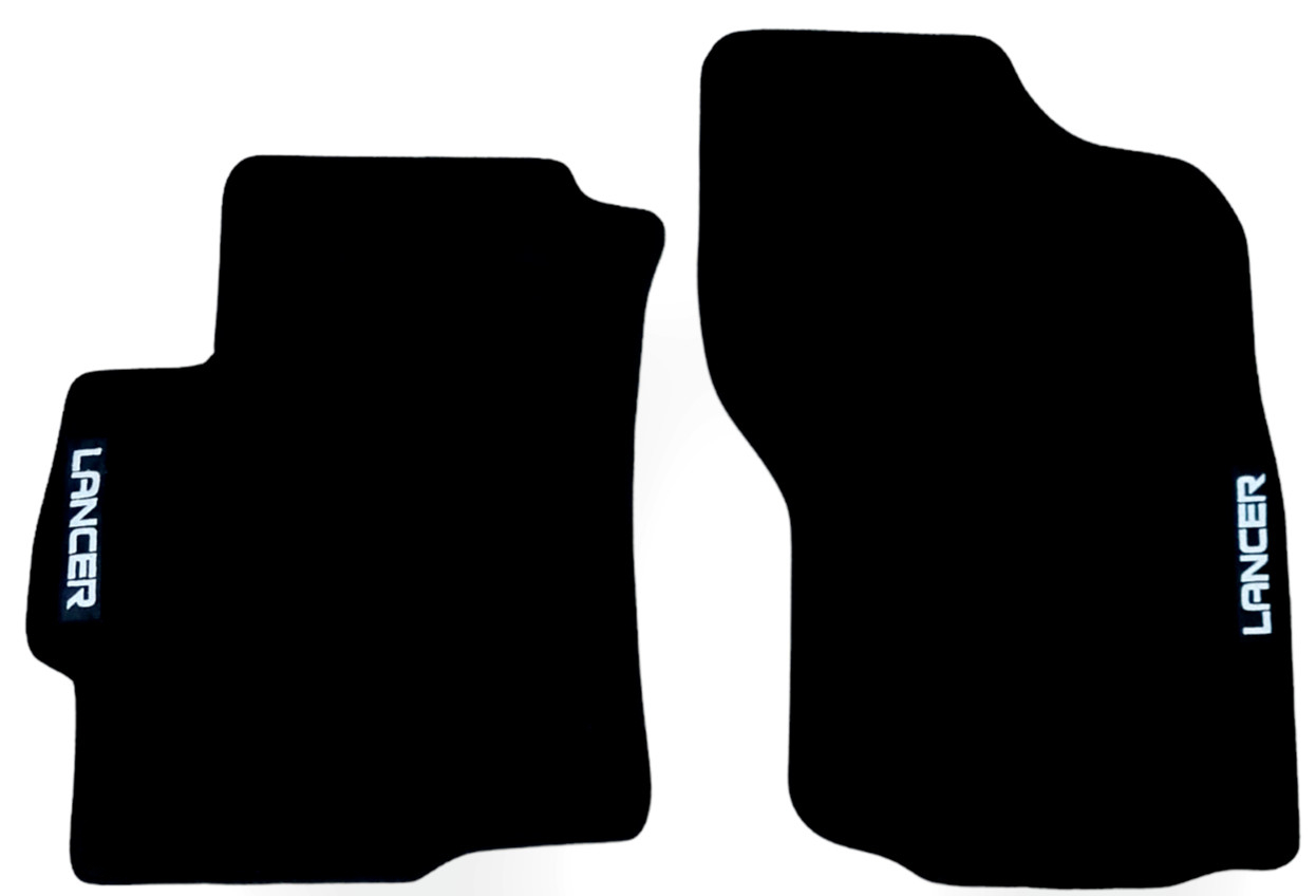 Front Car Floor Mats For Mitsubishi Lancer Velour Waterproof Carpet Auto Liners