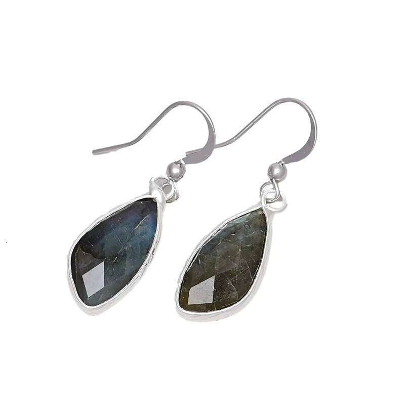 Labrador Stone Natural bohemian Earrings Women Gift