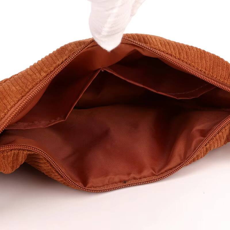 Corduroy Crossbody Bags for Ladies Large Capacity Shoulder Fashion Purse and Handbags Solid Color Women Messenger Bag ddmynov