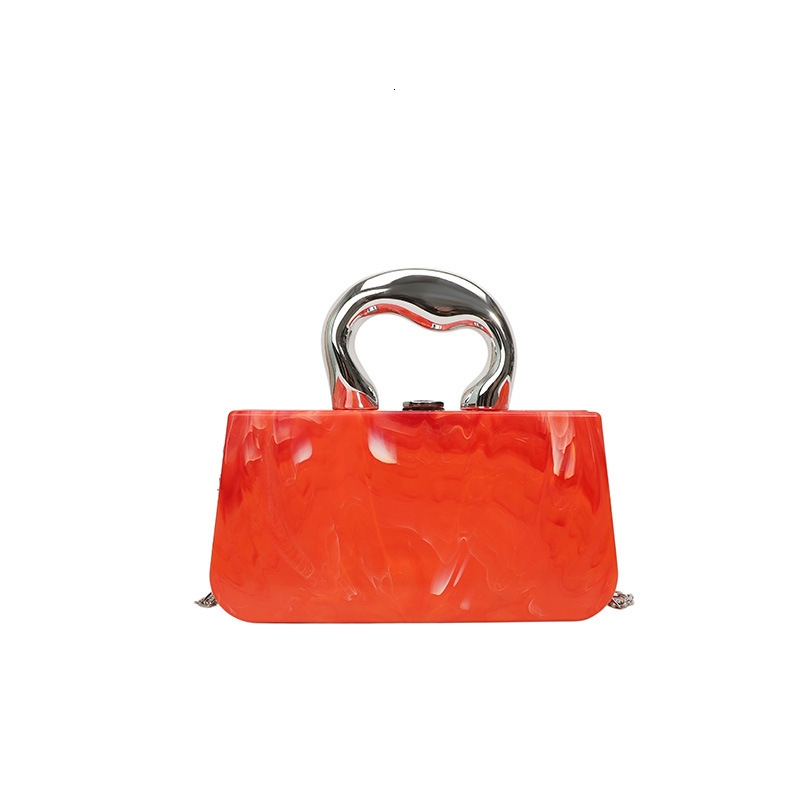 Candy colored acrylic trend bag women s new personalized glossy shoulder crossbody bag designer bag women trend s evening dress bag