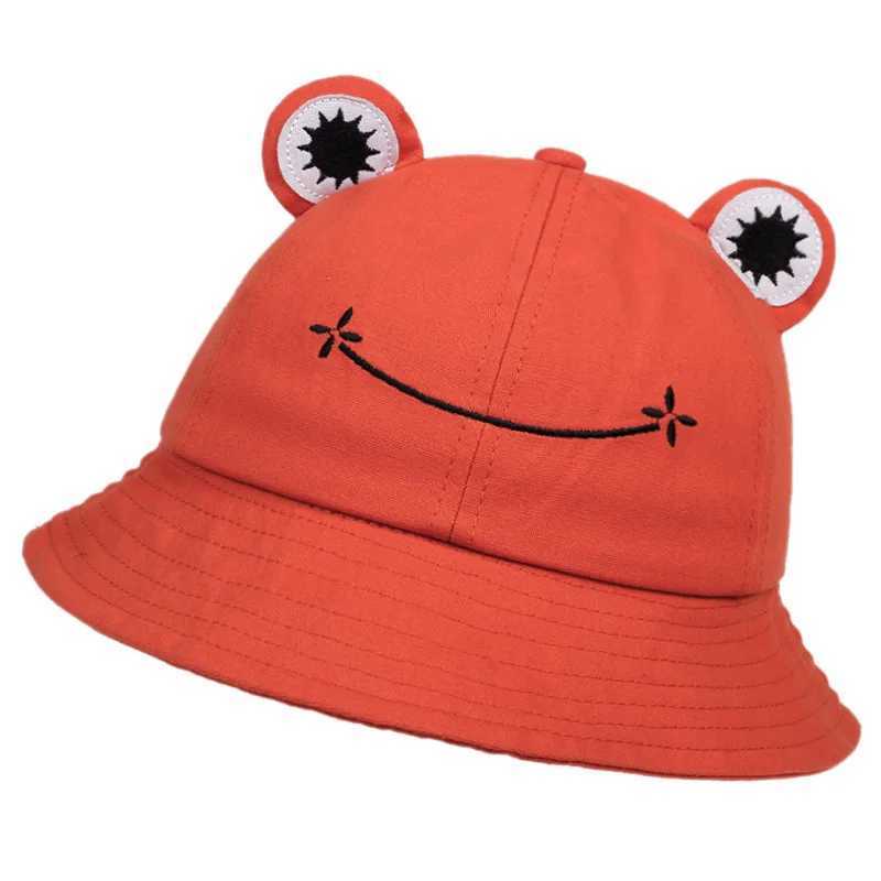 Child-Parents Frog Bucket Hat For Women Summer Autumn Plain Female Panama Outdoor Hiking Beach Fishing Sunscreen Women Bob Caps Y250707