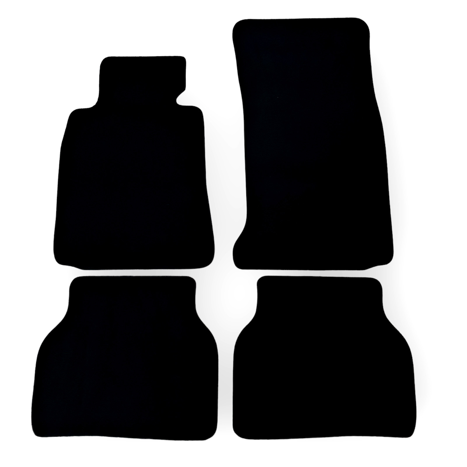 Car Floor Mats Velour For BMW 5 M5 E39 Waterproof Black Carpet Auto Liners New
