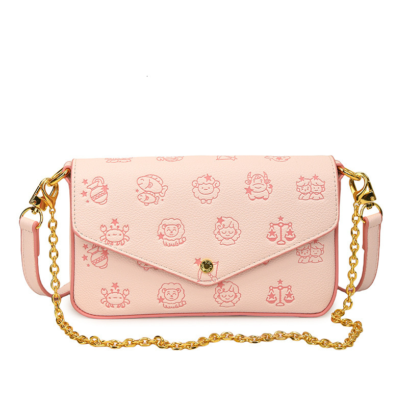 Designer High-End Feel for Women 2025 New Korean Version Cute Simple Envelope Versatile Fashionable Elegant Shoulder Crossbody Light Luxury Women'