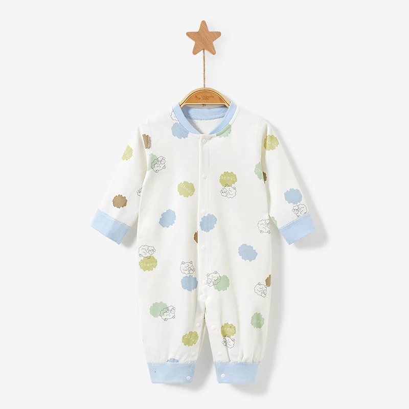 Unisex Baby Bodysuit 100% Cotton Cute Colorful Prints Soft Seamless All Seasons Snug Fit Onesie 0-18M 250707