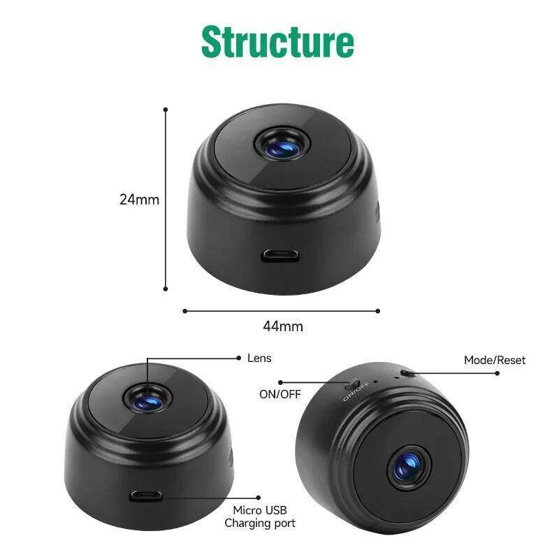 A9 Wifi Security Monitoring Wireless Video Mini Recorder Voice Camera Smart Home For Infants And P