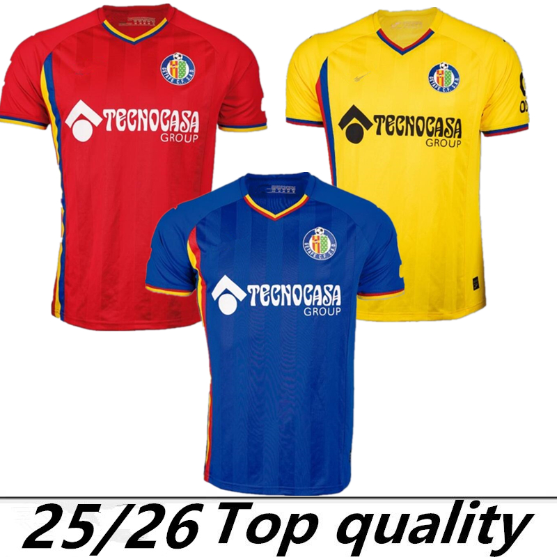 25 26 Getafe FC Soccer Jerseys Mayoral LATASA ENES UNAL GREENWOOD Jaime Mata Unal ALENA Arambarri Milla Jose Angel 2025 2026 98 99 Home Mens Football Shirts