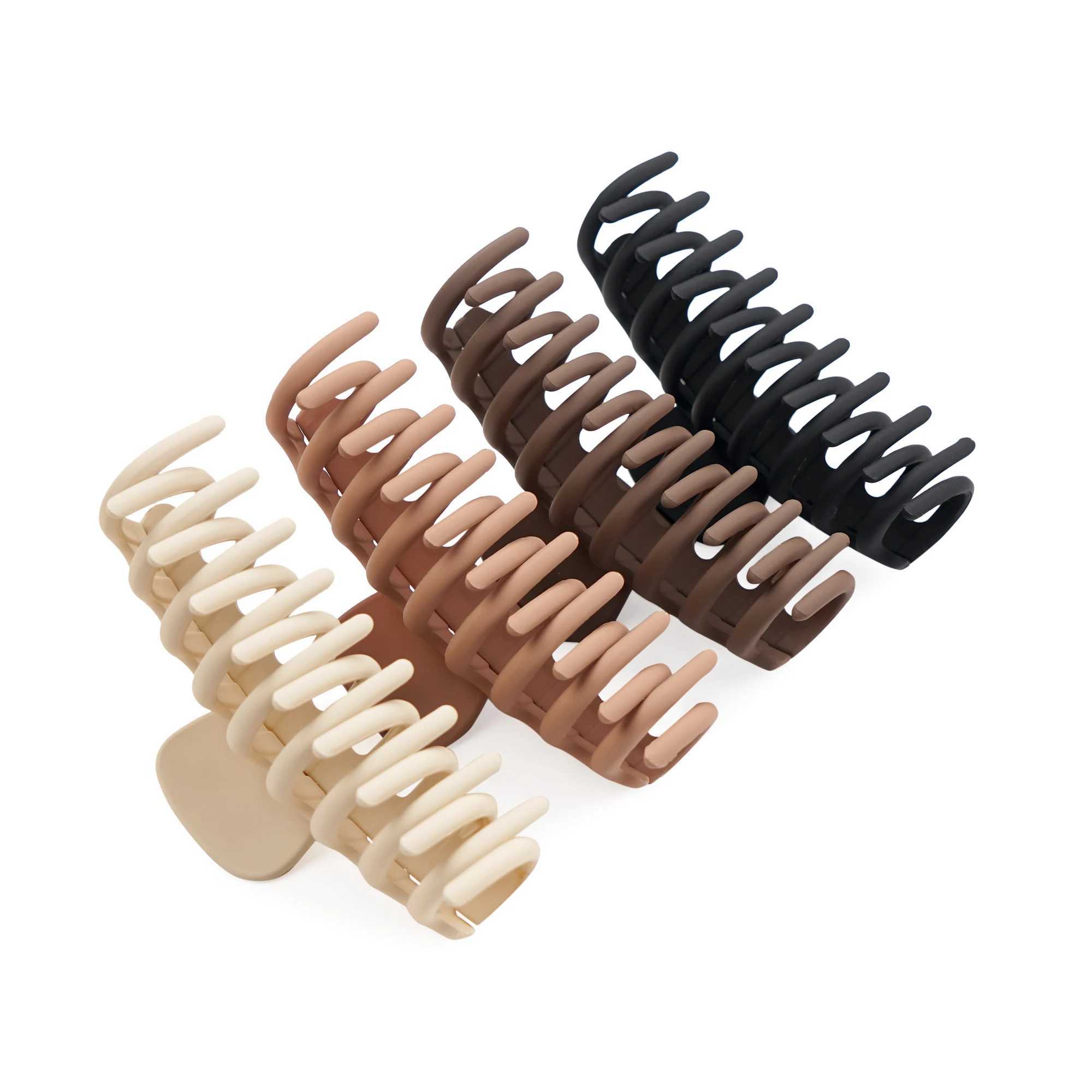 4PCS Hair Claw Clips 4 Inch Non-Slip Large Crab Hairpins for Women Thin Hair Accessories Barrette Girls Gifts for Women Y250707