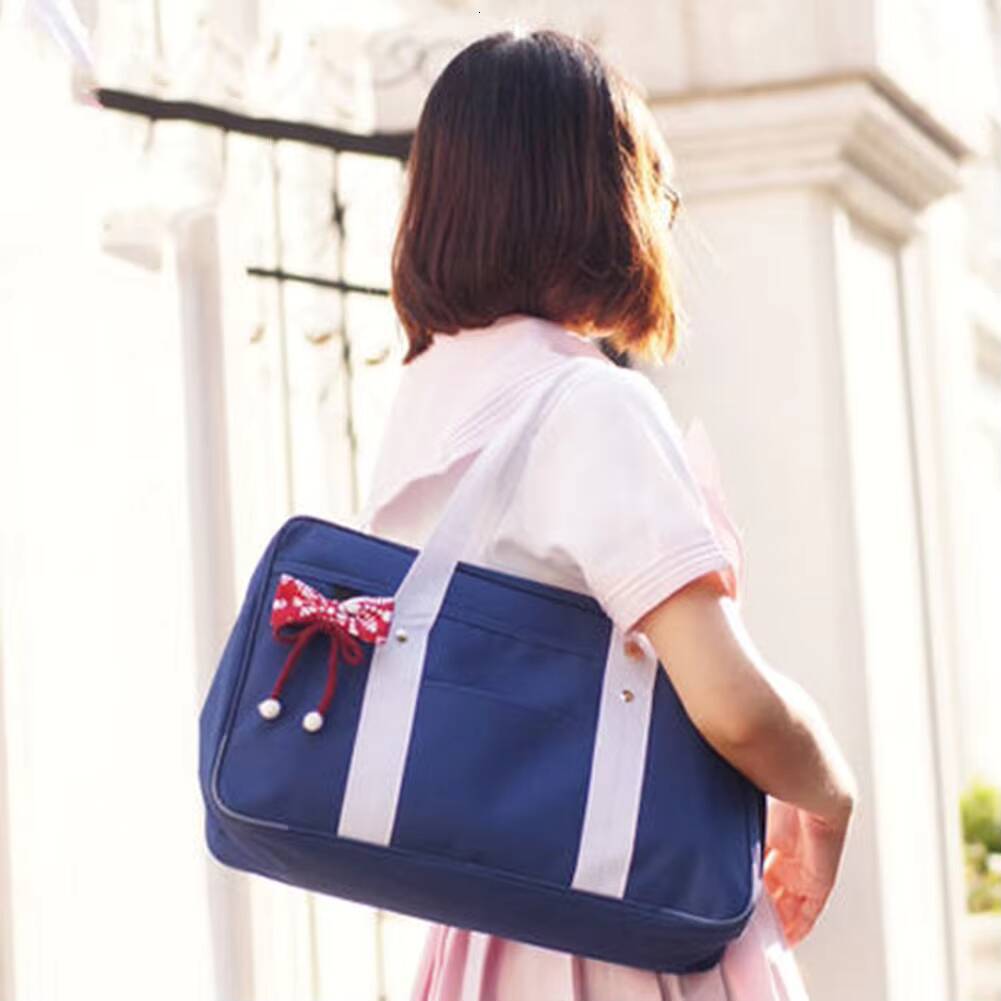 Japanese College Student School JK Commuter Bag Briefcase Anime Cospaly Costume Shoulder Tote Bags Messenger Handbags ddmynov