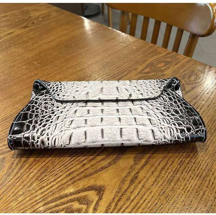 New Fashion Genuine Women Long Wallet Alligator Real Leather Female Organizer Clutch Girl Lady Gift Cash Purse