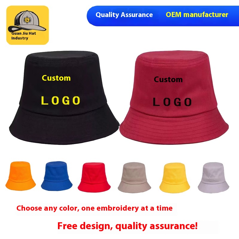 Custom Bucket Hat - Personalized Colors & Embroidery, Casual Streetwear Bulk Deals