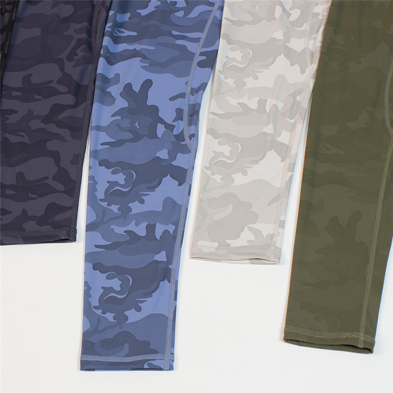 2023 Hot Sale Fitness Women's Camo Seamless Leggings Comfortable Formfitting Yoga Pants 6 Colors