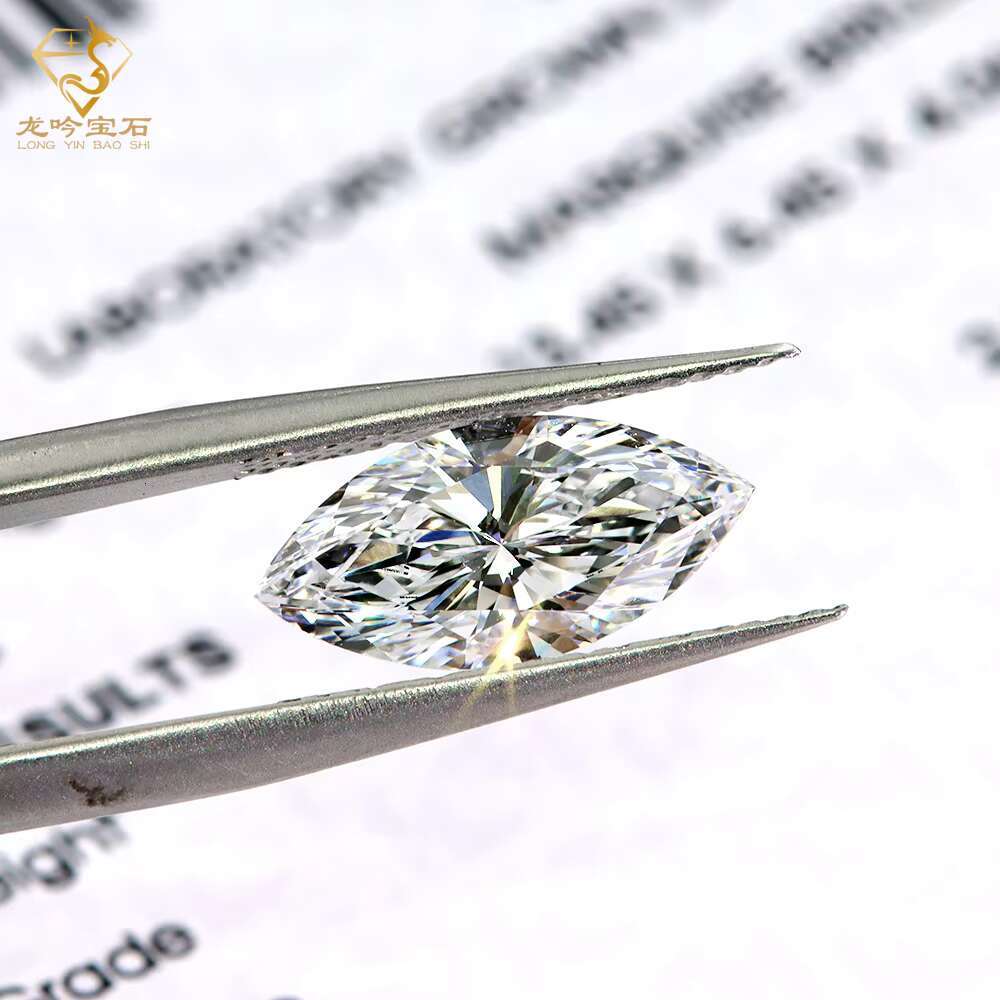 IGI Certified Marquise Cut Lab Grown Diamond 2.0ct VVS VS Clarity CVD Loose Diamond for Ring Stud Earring