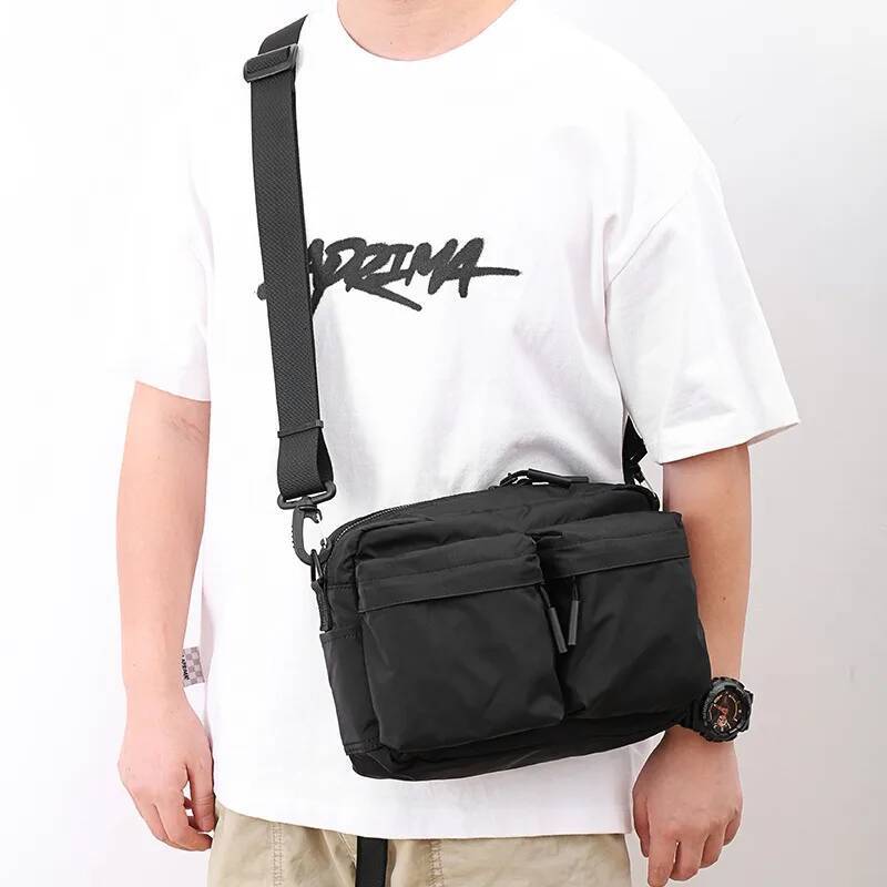 Japanese Style Shoulder Bags Nylon Waterproof Canvas Schoolbag Simple Messenger Korean Postman Designer Cross Body Bag high-quality