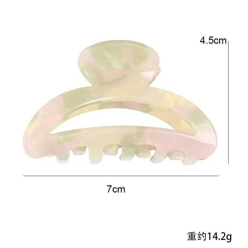 13 Colors Acetate Hollow Geometric Crab Claw Fashion Korean Womens Hair Clips Girls Barrettes Hairpin Headwear Z250707
