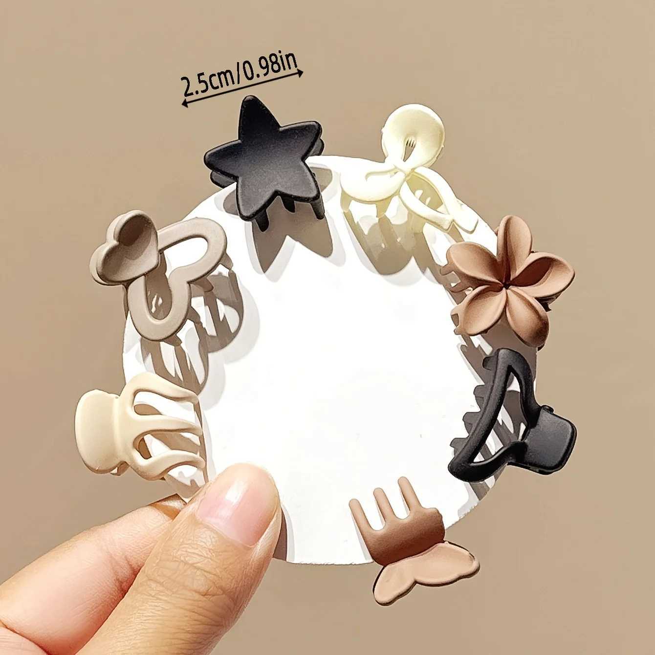 10/20/30pcs Beige Mixed Pack Small Clips Cute Girl Accessories - Perfect for Daily Use Special Occasions or Travel Gifts Y250707