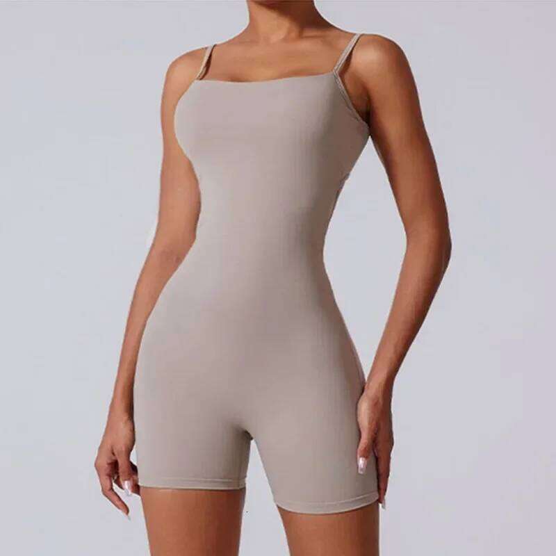 Cloud Rise One Piece Sports Jumpsuit Running Backless Bodysuit Workout Rompers Women Overalls Sportswear Fiess Yoga Suit