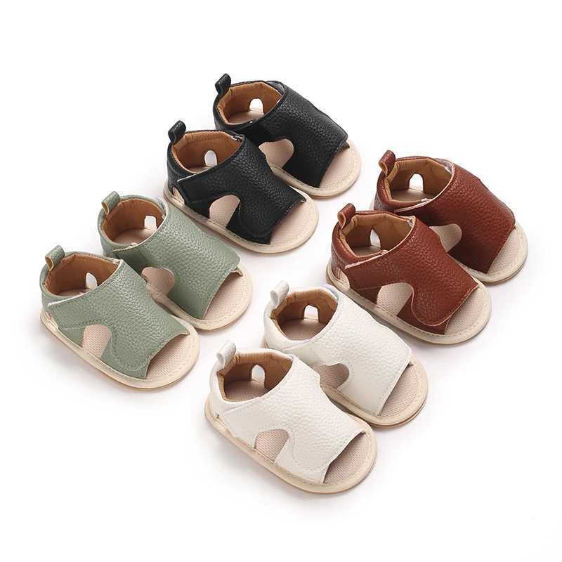 Baby Sandals Summer Boys Simple And Fashionable Casual Shoes Non-Slip Rubber Soled Walking Shoes R250707