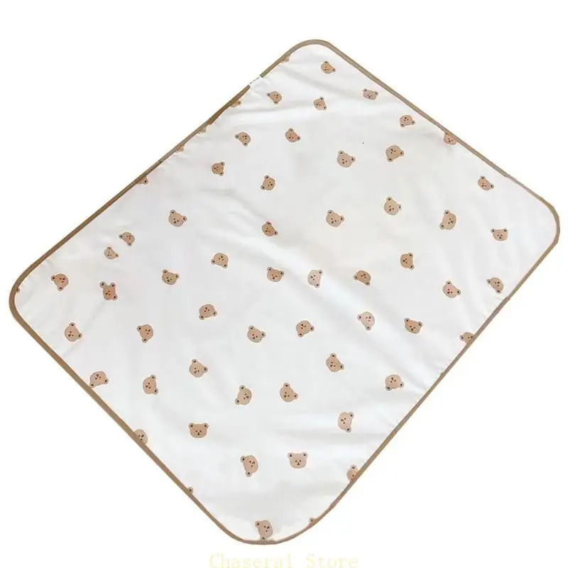 E7CE ReusableBaby Changing Pad Cover Waterproof TPU Changing Mat Breathable Leak Proof Diaper Mattress Infants Floor for Play 250707