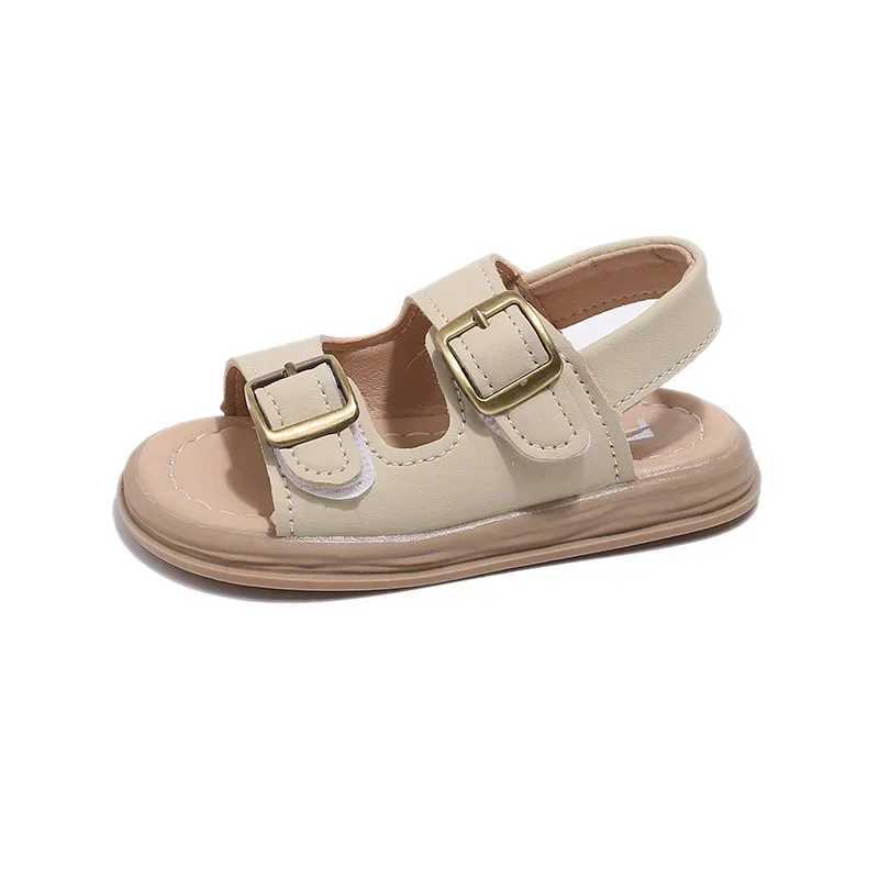 2024 Children Sandals for Girls and Boys Summer New Fashionable Korean Style Comfortable Soft Sole Casual Cute Baby Beach Shoes R250707