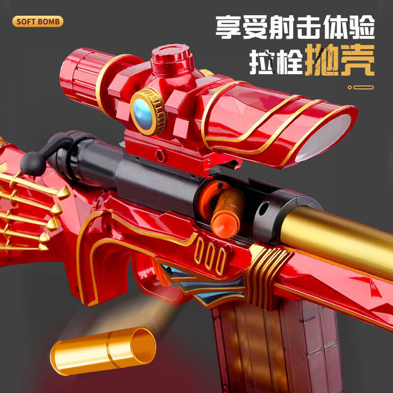 Shell Ejection AWM Sniper Rifle M24 Safe Suction Cup Soft Bullet Gun 98K Birthday Gift